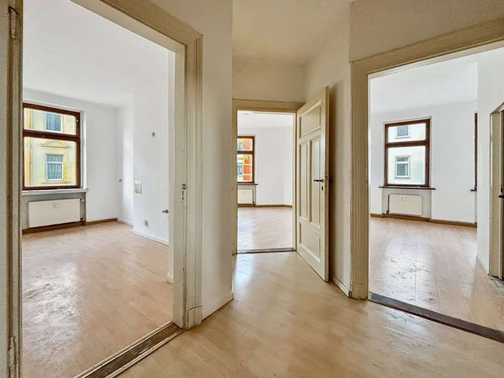 Immobilie in Markkleeberg - Charmante 2-Zimmer-Wohnung mit Potenzial in denkmalgeschütztem Altbau in Markkleeberg - Bild 4