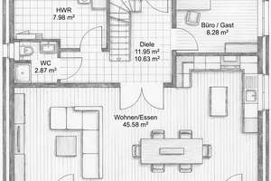 Tolle Lage in Volksdorf. Moderne Stadtvilla in zweiter Reihe, fußläufig zur U1 (TF2) – Die vollständige Adresse der Immobilie erhältst du vom Anbieter., 22359 Volksdorf, Hamburg – Vorschaubild 10