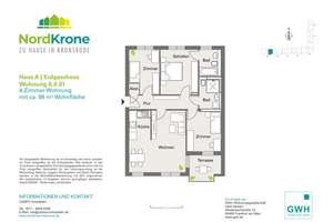 Neubau-Gebiet Hannover Kronsrode: Einbauküche, 2 Terrassen + Garten, 2 Bäder, Fußbodnhzng, TG, Kellr – Christine-Hardt-Straße 21, 30539 Bemerode, Hannover – Vorschaubild 21