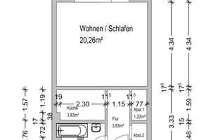 1-Zimmer-Wohnung mit Balkon und Stellplatz  I Provisionsfrei I 4,83 % Rendite – Die vollständige Adresse der Immobilie erhältst du vom Anbieter., 90473 Langwasser Südost, Nürnberg – Vorschaubild 8