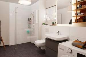 Barrierefreie Eigentumswohnung mit Loggia in Südausrichtung mit pflegeleichtem Designerboden – Lilli-Marx-Straße 22, 40597 Benrath, Düsseldorf – Vorschaubild 4