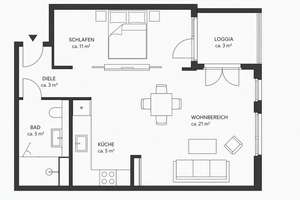 Erstbezug: Neue 2-Zimmer-Wohnung Flingern-Nord – 40235 Flingern Nord, Düsseldorf – Vorschaubild 18