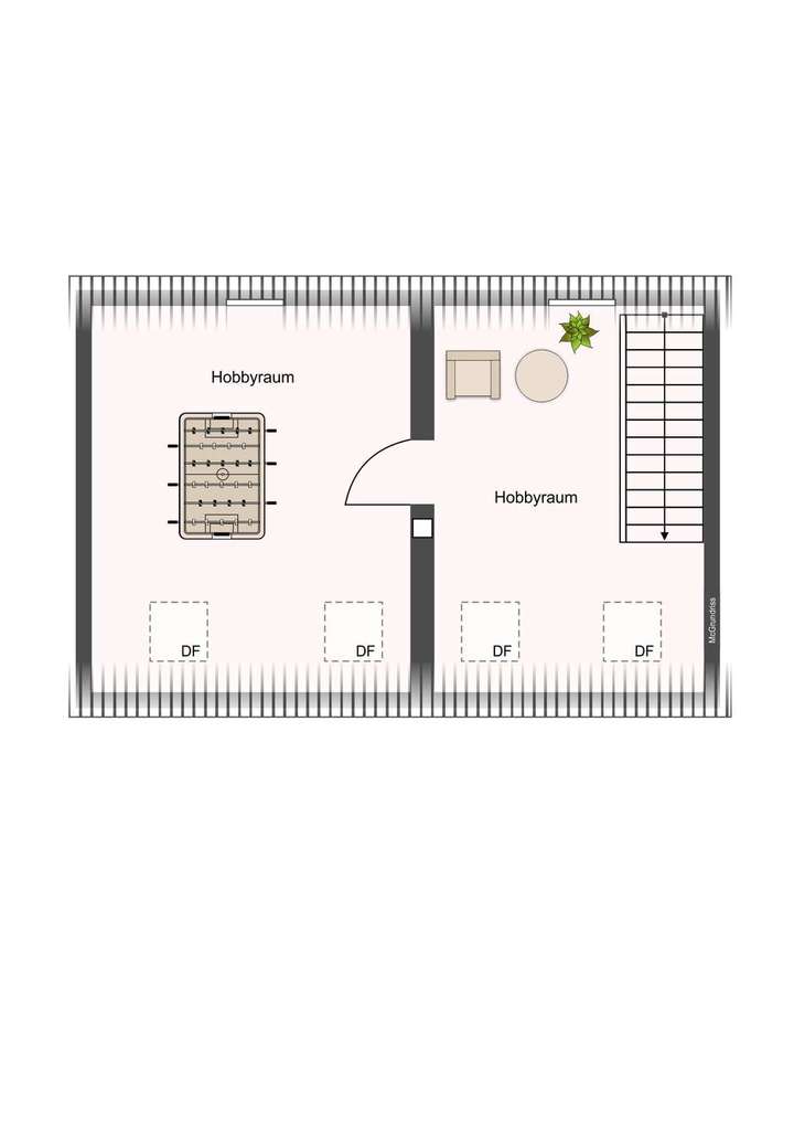 Grundriss Spitzboden