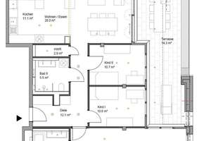 Jetzt preisreduziert I Schnell einziehen | S-Killesberg | 4,5-Zi.-Neubau mit Panorama­blick – Die vollständige Adresse der Immobilie erhältst du vom Anbieter., 70192 Killesberg, Stuttgart – Vorschaubild 10