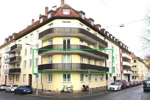 +++ GROSSZÜGIGE 77M² ECKWOHNUNG MIT XXL-BALKON & BLICK ZUR BURGMAUER – TEILMÖBLIERT +++