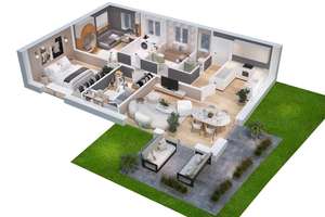 F&D | Moderner Bungalow mit EBK und Garage in ruhiger Wohnlage – Die vollständige Adresse der Immobilie erhältst du vom Anbieter., 88637 Leibertingen – Vorschaubild 5