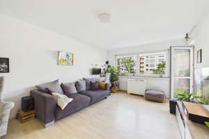 Vermietete 3-Zimmer-Kapitalanlage mit West-Balkon, Aufzug, zzgl. TG