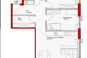 Hochwertige 3-Zimmer-Balkonwohnung nähe Passau zu vermieten – Pfarrer-Siegfried-Kroiss-Strasse 36, 94113 Tiefenbach – Vorschaubild 13