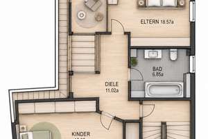 Wohnen unter der Festung: 122-m²-Maisonette mit Süd-Balkon, Einbauküche & Garage im Haus – Die vollständige Adresse der Immobilie erhältst du vom Anbieter., 56077 Ehrenbreitstein, Koblenz – Vorschaubild 15