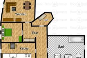 Super 2- Zimmerwohnung in Buckau inkl. Tageslichtbad mit Wanne + Abstellraum + Laminat & Fliesen – Schönebecker Str. 47, 39104 Buckau, Magdeburg – Vorschaubild 10