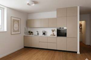 Modernes 1-Zimmer-Apartment im Souterrain – Erstbezug mit neuer Einbauküche – Am Rehhagen 4, 33619 Dornberg, Bielefeld – Vorschaubild 2
