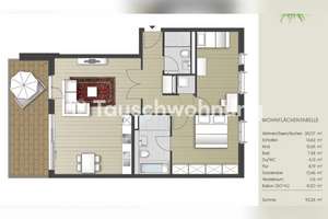 Tauschwohnung: 3-Zimmer in Neuhausen gegen 4-Zi+ in München – Schäringerstrasse 1a, 80634 Neuhausen, München – Vorschaubild 2