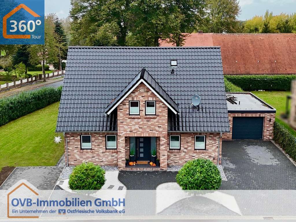 Immobilie in Holtland - Junges, top modernes Einfamilienhaus mit Garage und großzügigem Grundstück - Bild 0