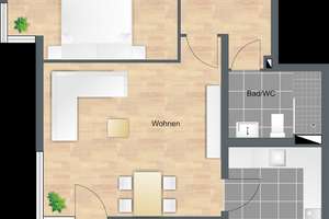Helle 2-Zimmer-Wohnung mit Balkon und durchdachtem Grundriss – Gärtnerstraße 31c, 86161 Wolfram-und Herrenbachviertel, Augsburg – Vorschaubild 10