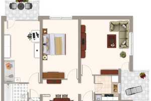 3,5 Zimmer Wohnung mit 2 Balkone und Einbauküche in Bestlagen von Maxvorstadt / Schwabing – Schleißheimer Straße 120-128, 80797 München – Vorschaubild 1