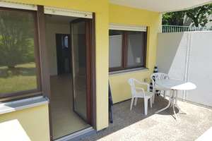 Schöne und ruhig gelegene 1-Zi.-Wohnung mit großer Terrasse und EBK in Karlsruhe-Grötzingen – Im Speitel 104, 76229 Grötzingen, Karlsruhe – Vorschaubild 4