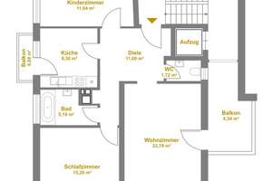 Wohnen an der Karlsaue: Schöne Drei-Zimmer-Wohnung in Kassel-Süd – 34121 Süd, Kassel – Vorschaubild 14