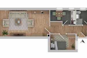 Erbpachtwohnung als Kapitalanlage – 1,5 Zimmer in begehrter Lage von S-Feuerbach – Die vollständige Adresse der Immobilie erhältst du vom Anbieter., 70469 Hohe Warte, Stuttgart – Vorschaubild 10