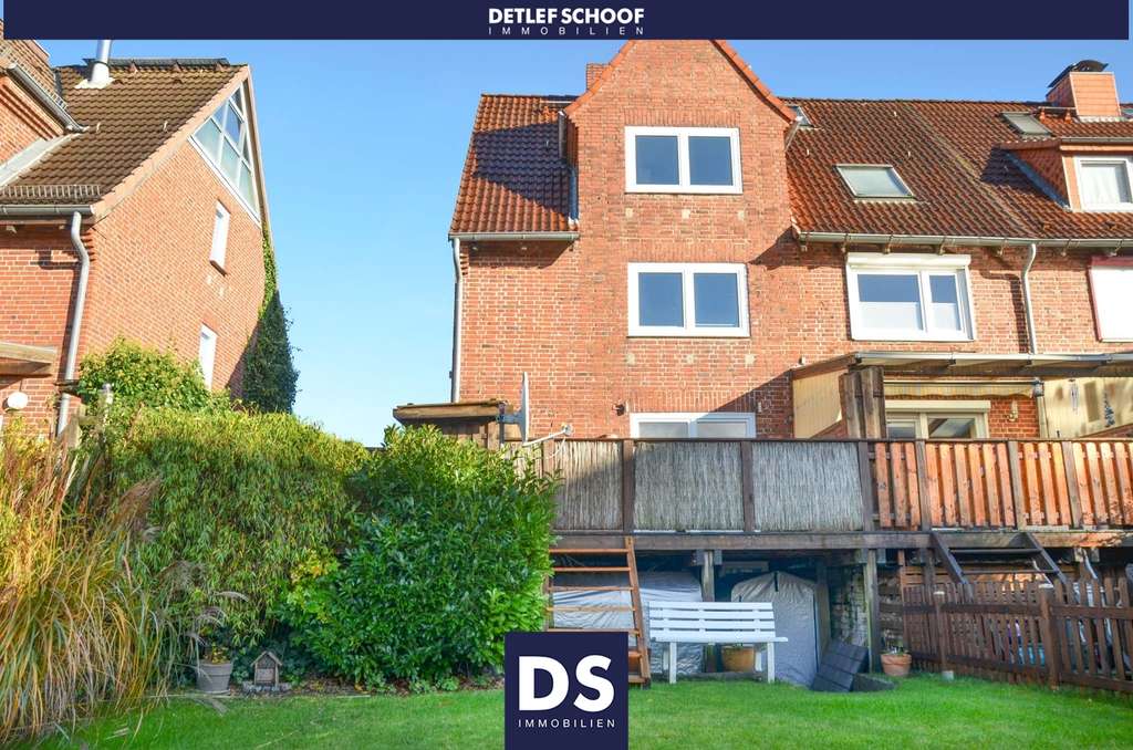 Charmantes Reihenendhaus mit sonnigem Garten in Kiel-Elmschenhagen