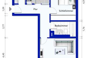 Komfortable 2-Zimmer-Wohnung mit Aufzug, Loggia und Tiefgaragenstellplatz – Die vollständige Adresse der Immobilie erhältst du vom Anbieter., 90431 Eberhardshof, Nürnberg – Vorschaubild 14