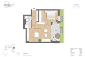 MODERNE 2-ZIMMER-GARTEN-WOHNUNG IN AUGSBURG / PFERSEE – Eberlestrasse 67, 86157 Pfersee-Nord, Augsburg – Vorschaubild 2