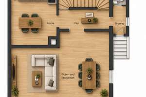 DOPPELHAUSHÄLFTE IN BRANDIS BEI LEIPZIG | HAUS MIT GARTEN UND VIEL GESTALTUNGSPOTENZIAL – 4821 Brandis – Vorschaubild 5