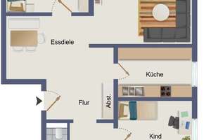 "Familienfreundliche 4,5-Zimmer-Wohnung mit großem Garten in Stuttgart-Sillenbuch" – Die vollständige Adresse der Immobilie erhältst du vom Anbieter., 70619 Sillenbuch (Ortsteil), Stuttgart – Vorschaubild 8