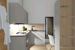 Neue 1,5-Zimmer Dachgeschosswohnung mit Galerie – Keplerstraße 20, 93047 Innenstadt, Regensburg – Vorschaubild 4