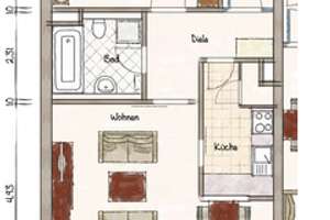 Lichtdurchflutete 2-Raum-Apartment -BEZUGSFREI- im 1.OG in Lindenau – 4177 Altlindenau, Leipzig – Vorschaubild 9