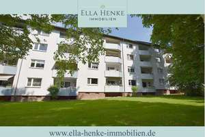 Mit Blick ins Grüne: Gepflegte, helle 3-Zimmer-Wohnung mit Balkon in WOB-Teichbreite...