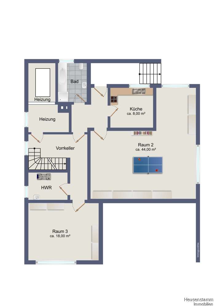 Grundriss - Souterrain