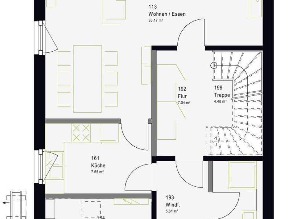 Grundriss Erdgeschoss