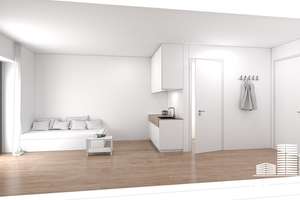 Exklusives Studentenwohnheim mit 65 Apartments in Augsburg! – Die vollständige Adresse der Immobilie erhältst du vom Anbieter., 86154 Oberhausen-Nord, Augsburg – Vorschaubild 5