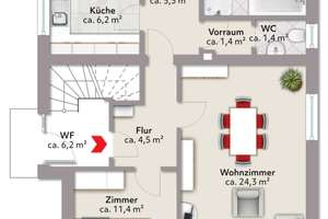 Schönebeck: Freistehendes Einfamilienhaus mit Einliegerwohnung, Nebengebäude, Garage und Garten – Die vollständige Adresse der Immobilie erhältst du vom Anbieter., 28757 Schönebeck, Bremen – Vorschaubild 18