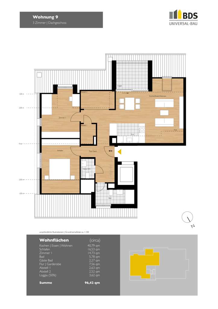 Immobilie in Meersburg - Neubauprojekt: Attraktive 3-Zimmer-Dachgeschosswohnung - Dem See und der Natur so nah - Bild 2