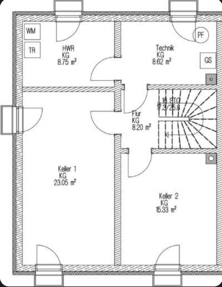 Keller Grundriss