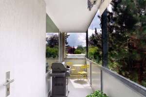 4 Zimmer, Südbalkon, Blick ins Grüne – Wohnen in Bogenahusen – Die vollständige Adresse der Immobilie erhältst du vom Anbieter., 81927 Englschalking, München – Vorschaubild 2
