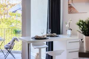 Bogenhausen: 1,5-Zimmer Apartment mit Balkon, stylisch, modern - frei – Die vollständige Adresse der Immobilie erhältst du vom Anbieter., 81677 Parkstadt, München – Vorschaubild 6