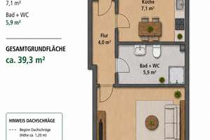 Kompaktes Apartment in Pforzheim