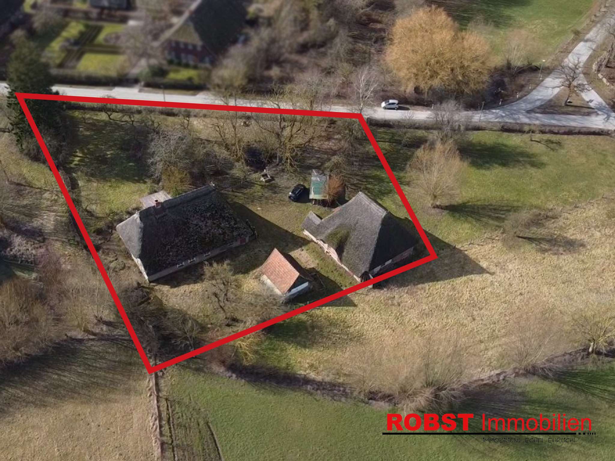 Niederdeutsches Hallenhaus mit Fachwerkscheune auf großzügigem Grundstück, Nordwestmecklenburg Kreis – Bild 2