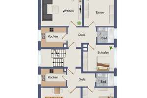 NEU!  Gut vermietetes 6-Fam.-Wohnhaus mit 4 Garagen und 1079 m² Grdst. in Pfinztal! – Im Saalbrett 3, 76327 Pfinztal – Vorschaubild 21