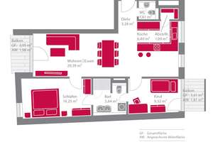 Lichtdurchflutete 3-Zimmer-Wohnung mit zwei Balkonen in attraktiver Lage – Hospitalstraße 19, 70174 Neue Vorstadt, Stuttgart – Vorschaubild 15