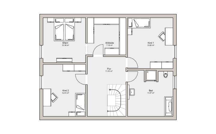 Grundriss Dachgeschoss