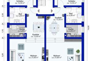 Attraktives 4-Familienhaus, gute Rendite in sehr guter Lage – Die vollständige Adresse der Immobilie erhältst du vom Anbieter., 84130 Dingolfing – Vorschaubild 2
