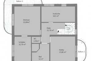 Zweifamilienhaus mit Einliegerwohnung, drei Garagen und tollem Garten – Freyung-Grafenau (Kreis) – Vorschaubild 18