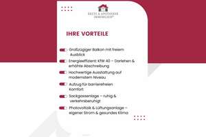 Ihr neues Zuhause in Hamburg-Sasel: Stilvolle 2-Zimmer-Neubauwohnung mit Balkon – Die vollständige Adresse der Immobilie erhältst du vom Anbieter., 22395 Sasel, Hamburg – Vorschaubild 2