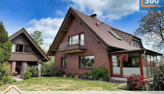 Bild von Großzügiges Wohnhaus mit Wintergarten und Garage