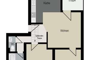 BEZUGSFREI // DACHGESCHOSSWOHNUNG MIT LOGGIA IN GOHLIS // ALTBAUCHARME TRIFFT ZEITGEMÄSSES WOHNEN – Die vollständige Adresse der Immobilie erhältst du vom Anbieter., 4157 Gohlis-Mitte, Leipzig – Vorschaubild 20