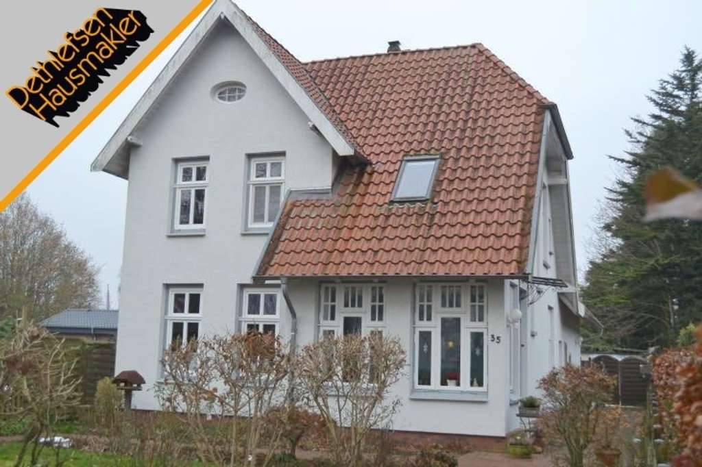 Immobilie in Hohenlockstedt - Verkauf eines individuellen Altbau-Bürgerhauses mit Doppelcarport in Hohenlockstedt bei Itzehoe - Bild 0