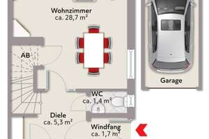 Gepflegte Doppelhaushälfte mit Garage in Bremen-Arsten – Die vollständige Adresse der Immobilie erhältst du vom Anbieter., 28279 Arsten, Bremen – Vorschaubild 17